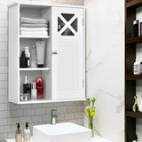 NNECW Wall-mounted Bathroom Medicine Cabinet with Adjustable Shelves