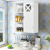 NNECW Wall-mounted Bathroom Medicine Cabinet with Adjustable Shelves