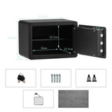 NNECW Security Safe Box with Inner LED Light for Home & Office