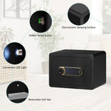 NNECW Security Safe Box with Inner LED Light for Home & Office