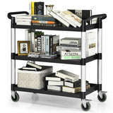 NNECW Multifunctional Utility Cart with Humanized Handles for Office