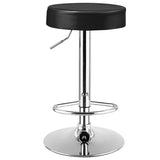 NNECW Modern Bar Stool with Height Adjustable for Kitchen Black 1 Piece