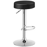 NNECW Modern Bar Stool with Height Adjustable for Kitchen Black 1 Piece
