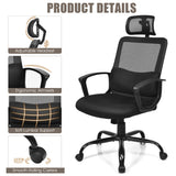 NNECW Ergonomic Mesh Chair with Lumbar Support for Office