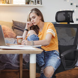 NNECW Ergonomic Mesh Chair with Lumbar Support for Office