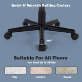 NNECW Computer Ergonomic Mid-Back Mesh Chair with Armrest for Office
