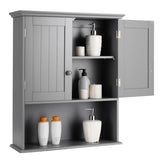 NNECW Multi-Purpose Wall Cabinet Storage with 2-Door for Bathroom