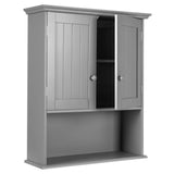 NNECW Multi-Purpose Wall Cabinet Storage with 2-Door for Bathroom