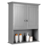 NNECW Multi-Purpose Wall Cabinet Storage with 2-Door for Bathroom