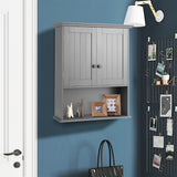 NNECW Multi-Purpose Wall Cabinet Storage with 2-Door for Bathroom