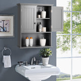 NNECW Multi-Purpose Wall Cabinet Storage with 2-Door for Bathroom