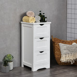NNECW Bathroom Floor Cabinet with 3 Drawers & Anti-Toppling Kit