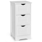 NNECW Bathroom Floor Cabinet with 3 Drawers & Anti-Toppling Kit