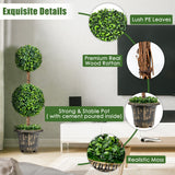 NNECW Topiary Artificial Tree with UV and Water Protection