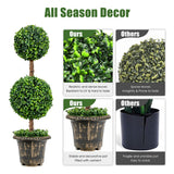 NNECW Topiary Artificial Tree with UV and Water Protection