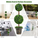 NNECW Topiary Artificial Tree with UV and Water Protection