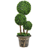 NNECW 75cm Topiary Artificial Tree with Realistic Leaves