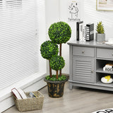 NNECW 90cm Topiary Artificial Tree with Decorative Pot