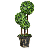 NNECW 90cm Topiary Artificial Tree with Decorative Pot