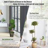 NNECW 90cm Topiary Artificial Tree with Decorative Pot