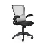 NNECW Lightweight Mesh Office Chair with Lumbar Support-Grey