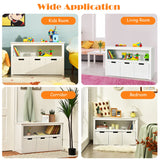 NNECW Kids Toy Storage Organizer with 3 Removable Drawers