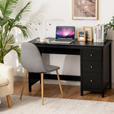 NNECW 3-Drawer Computer Desk with Spacious Desktop for Office Black