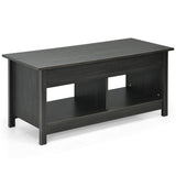 NNECW Modern Lift Tabletop Storage Coffee Table for Living Room &amp Study Room-Black