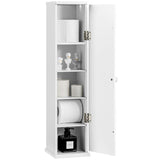 NNECW Bathroom Storage Cabinet with 3 Detachable Shelves for Bedroom/Living Room/Bathroom