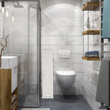 NNECW Bathroom Storage Cabinet with 3 Detachable Shelves for Bedroom/Living Room/Bathroom