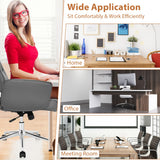 NNECW Modern Ergonomic Leisure Chair with Padded Armrests