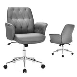 NNECW Modern Ergonomic Leisure Chair with Padded Armrests