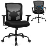 NNECW Mesh Ergonomic Swivel Chair with Lumbar Support for Office