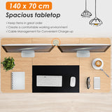 NNECW Electric Height Adjustable Standing Desk for Home & Office