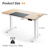 NNECW Electric Height Adjustable Standing Desk for Home & Office