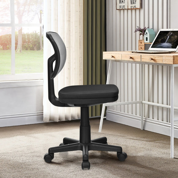 NNECW Low-Back Armless Mesh Computer Chair for Home & Office
