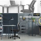 NNECW Low-Back Armless Mesh Computer Chair for Home & Office