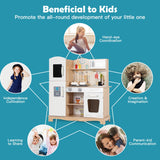 NNECW Pretend Cooking Play Toy with Realist Light and Sound for Kids