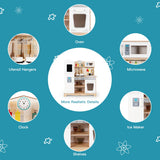 NNECW Pretend Cooking Play Toy with Realist Light and Sound for Kids