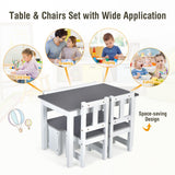 NNECW Children Activity Table with 2 Chairs and 1 Storage Bench