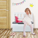 NNECW Children Activity Table with 2 Chairs and 1 Storage Bench