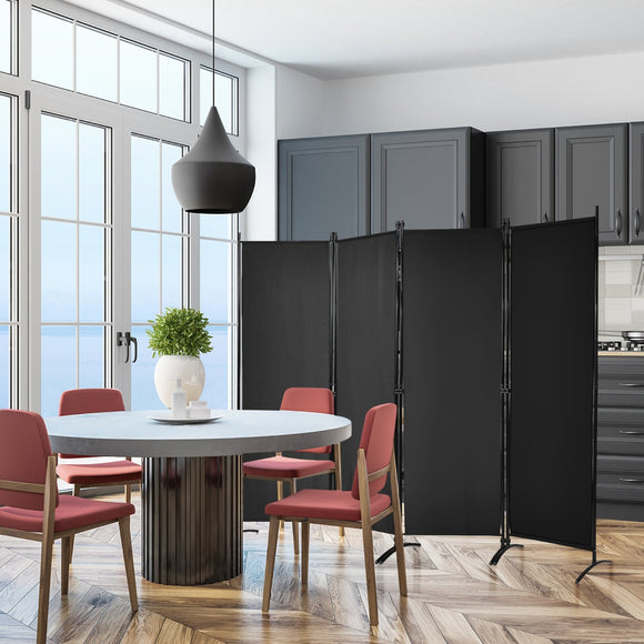 NNECW Portable Fiber Wall Divider  for Home Office-Black