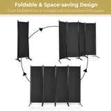 NNECW Portable Fiber Wall Divider  for Home Office-Black