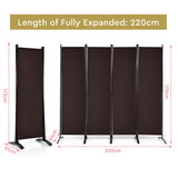 NNECW Portable Fiber Wall Divider  for Home Office-Coffee