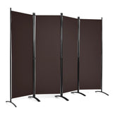 NNECW Portable Fiber Wall Divider  for Home Office-Coffee