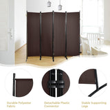 NNECW Portable Fiber Wall Divider  for Home Office-Coffee