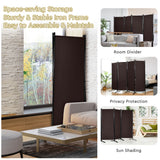 NNECW Portable Fiber Wall Divider  for Home Office-Coffee