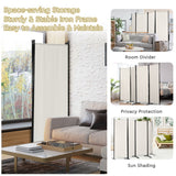 NNECW Portable Fiber Wall Divider  for Home Office-White