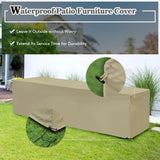 NNECW  8-Piece Outdoor Grey PE Rattan Conversation Set with Washable Cushion Covers-Grey