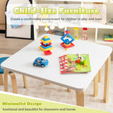 NNECW 5 Pieces Kids Table &amp Chair Set for Kids Room-Multicolour